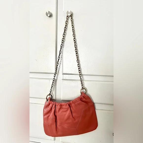 🆕 Free People Something Good leather shoulder bag in dusk coral - Picture 5 of 14